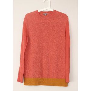 COS salmon-mustard long sleeve top in Size S